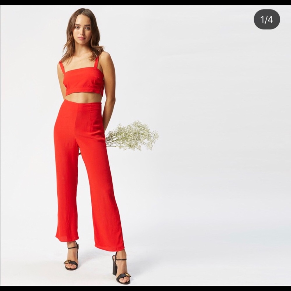 Flynn Skye Parker pants and crop top